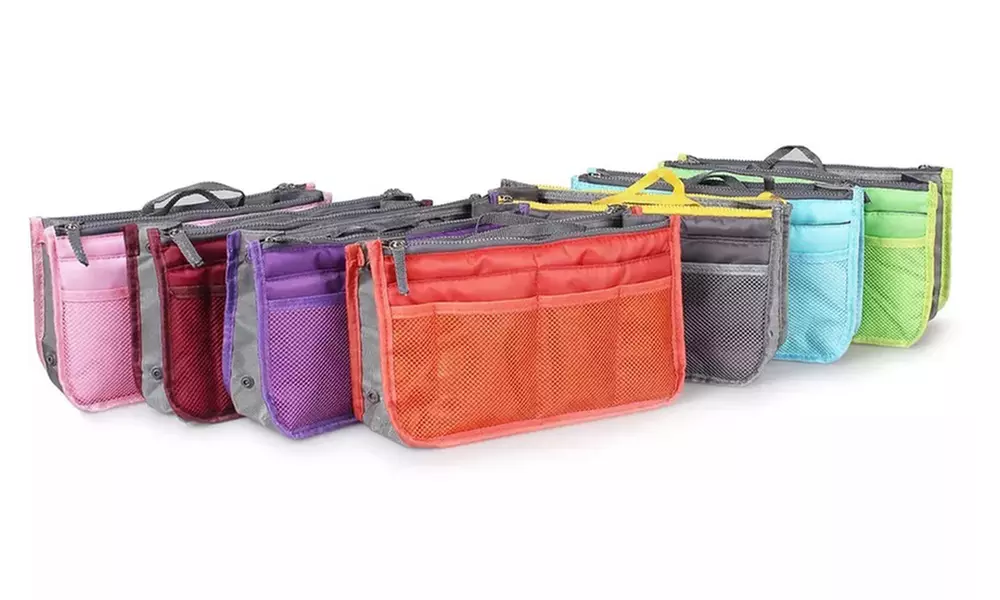 1 o 2 borse organizer da viaggio per cosmetici