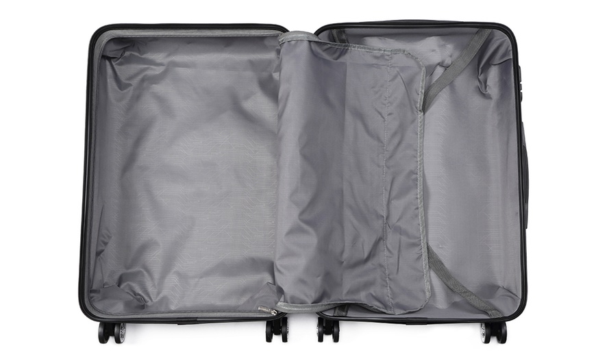 Image 5: One or Three Kono Hard-Shell Black Suitcases