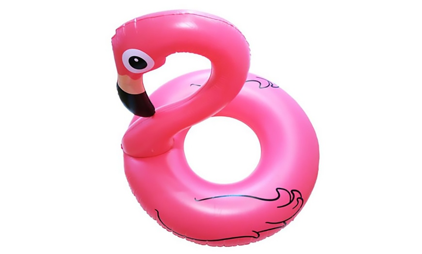 Image 4: Opblaasbare flamingo-band