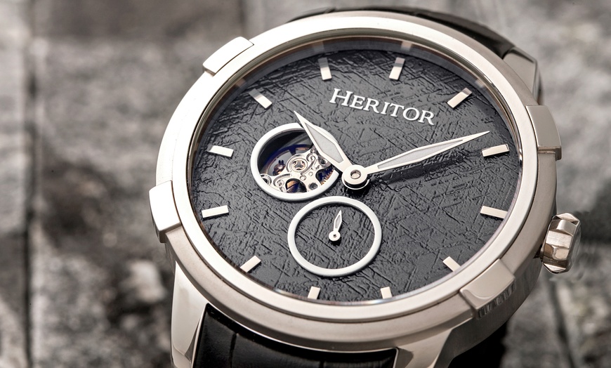 Image 2: Heritor semi-skeleton horloge