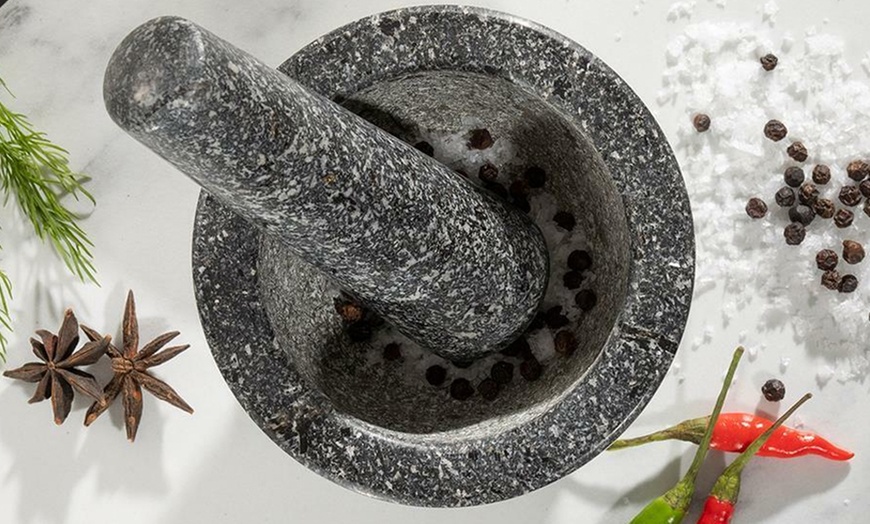 Image 4: Granite Pestle and Mortar
