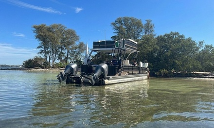 3 Hour Sunset cruise Monday-Thursday up tp 12 people on a luxury Double Deck Tritoon - Clearwater Party Barge