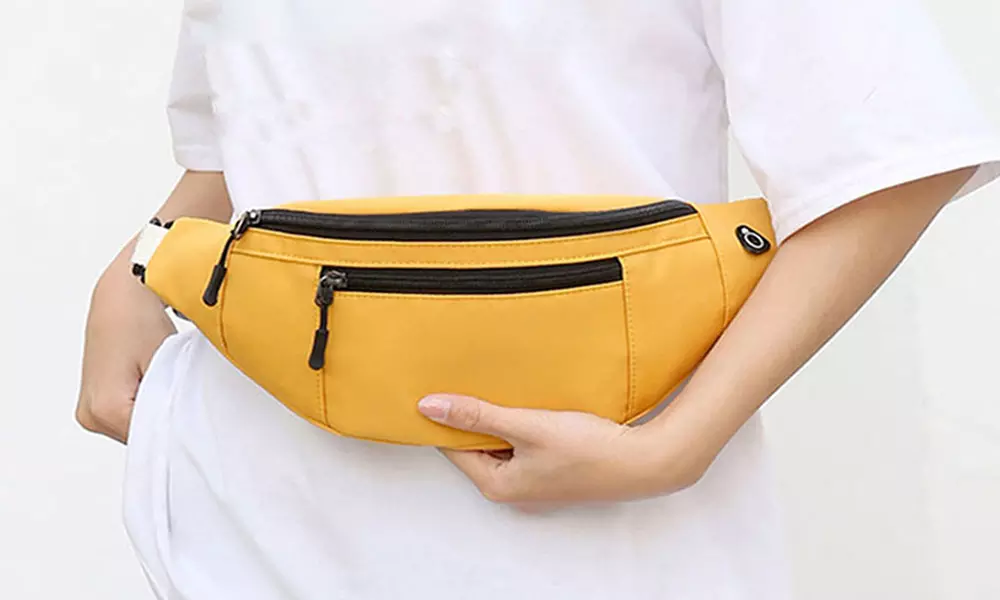 Unisex Gürteltasche mit Kopfhöreranschluss