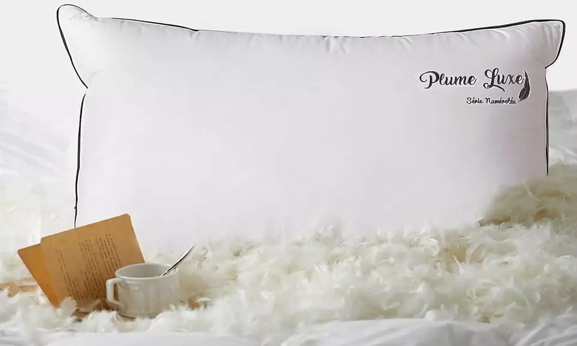 100% veren luxe borduurkussens van Sampur