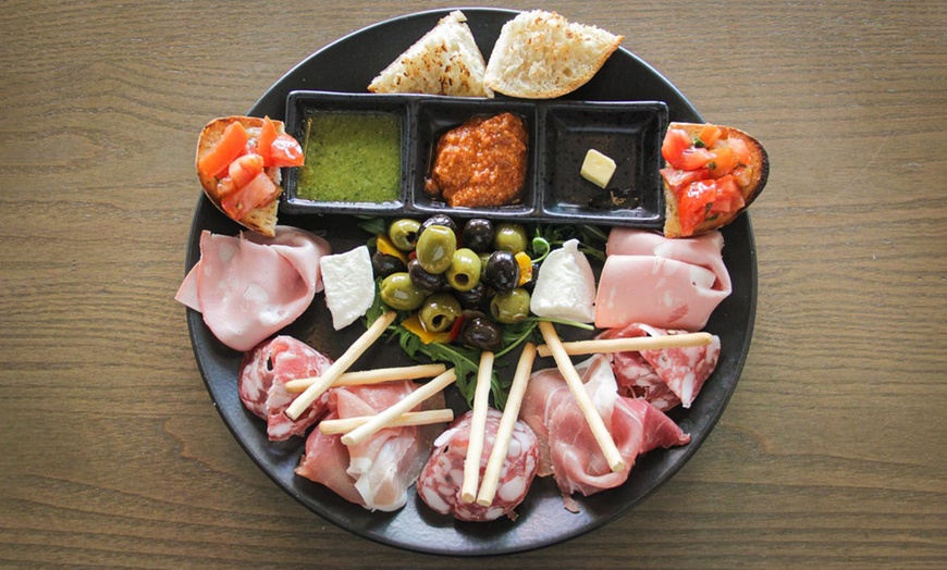 Image 1: Charcuterie Board to Share and Aperol Spritz Each at TONI