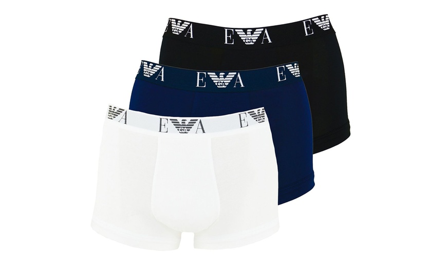 Image 2: Emporio Armani Men's Trunks 3-Pack