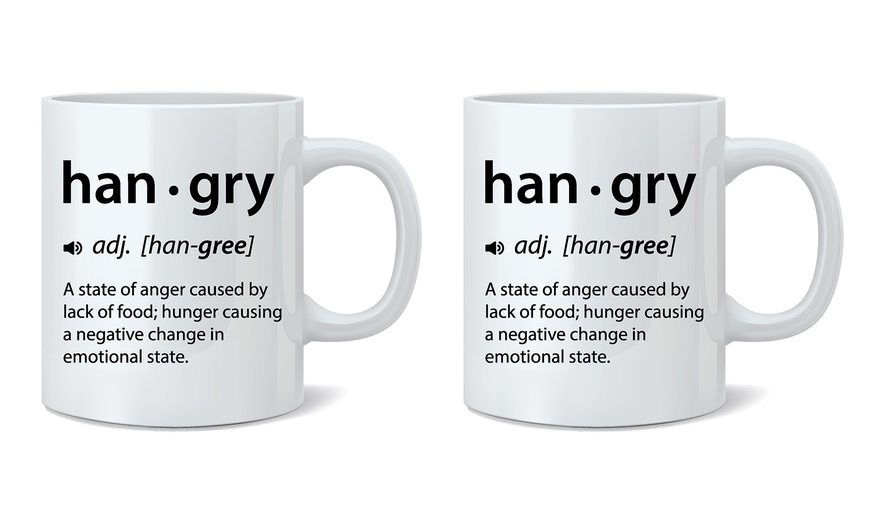 Image 25: One or Two Definition Novelty Mugs