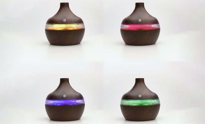 Image 9: USB Ultrasonic Aroma Humidifier with Optional Set of Essential Oils