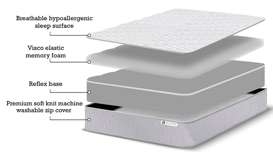 Image 5: DS Living Deluxe Orthopaedic Memory Foam Mattress in Various Depths