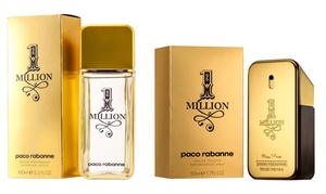 Paco Rabanne 1 Million Men 100ml Aftershave or 50ml Eau de Toilette