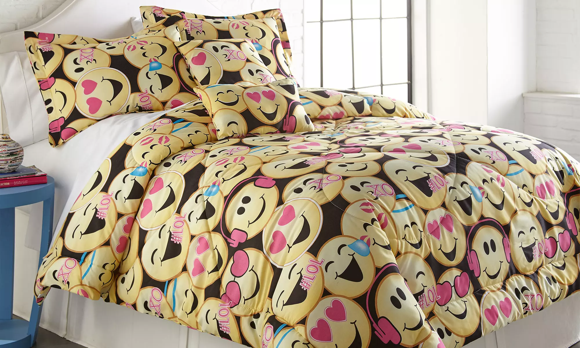 Closeout: Emoji Comforter Sets (4- or 5-Piece) - Primary Image