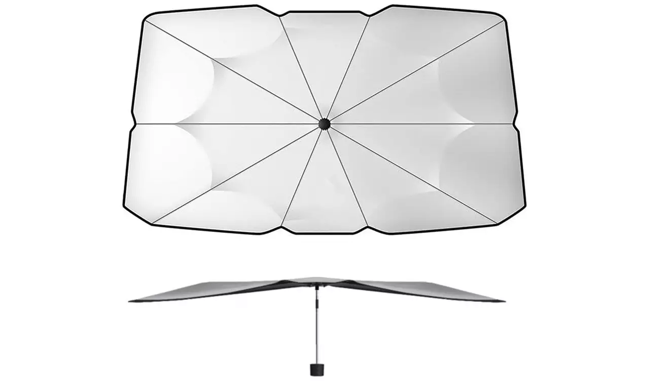 Ombrello parasole per auto pieghevole