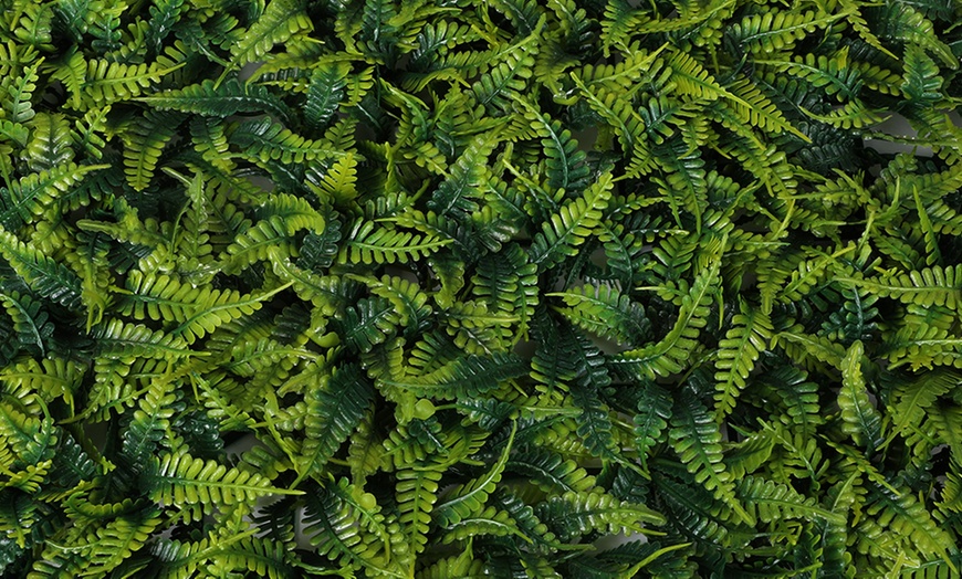 Image 11: Set of 10 Artificial Grass Vertical Garden Wall Mats