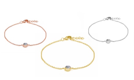 Cavigliere adornate con cristallo, disponibile in 3 colori e 3 colori di cristallo