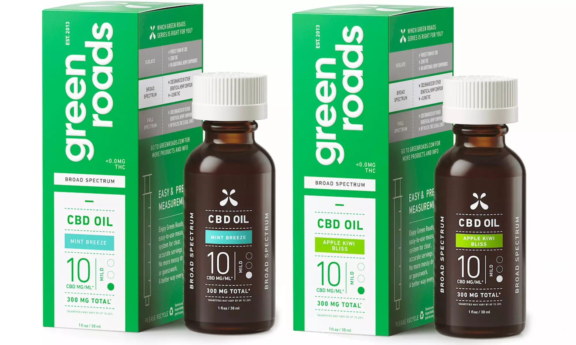 Broad-Spectrum CBD Oil from Green Roads (300mg) - Primary Image