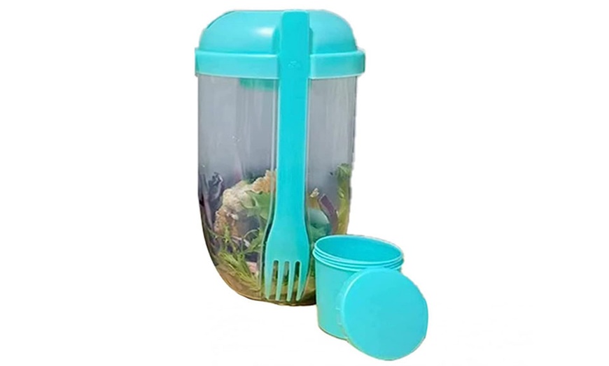 Image 6: Meal Prep Salad Shaker Container