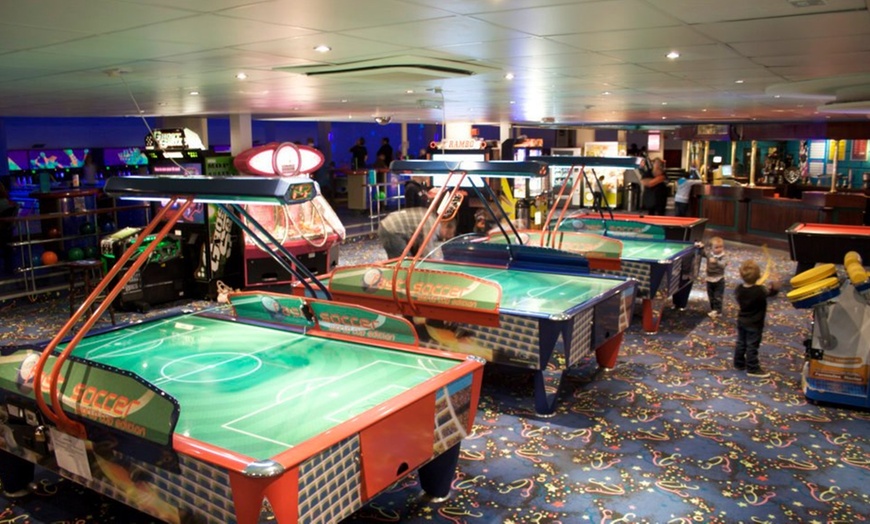 Image 15: Two Games of Bowling with Pizza