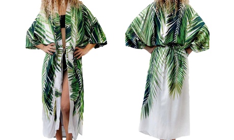 Kimono da donna in stile tropicale