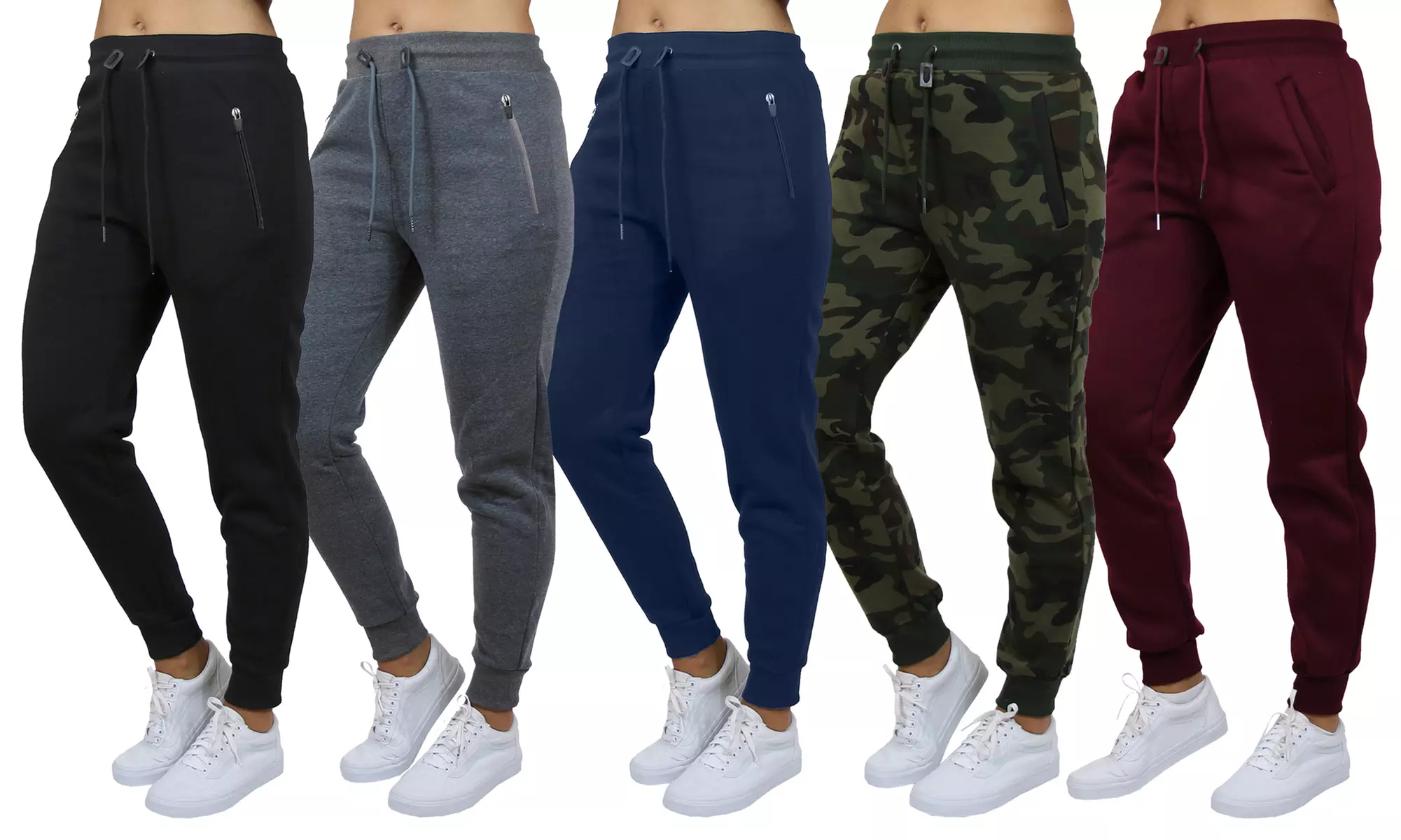 Women's Loose-Fitting Fleece Jogger Sweatpants. Plus Sizes Available. - Primary Image