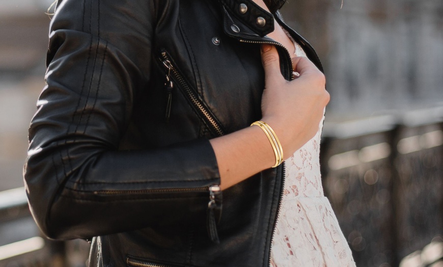 Image 9: Brazalete con cristales brillantes de SC Crystal