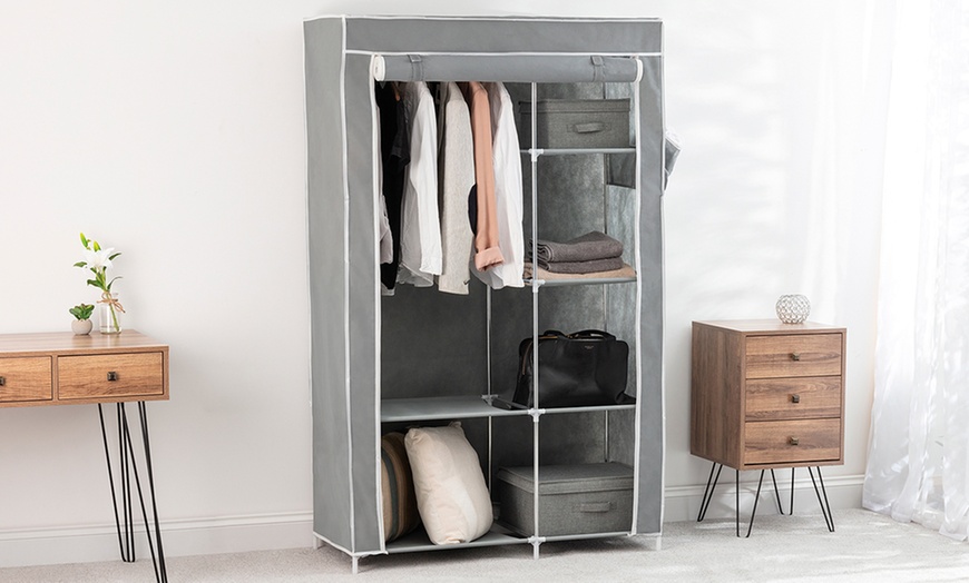 Image 11: Large Canvas Wardrobe