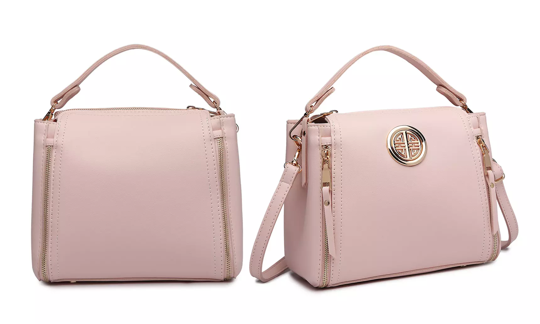 Leather Look Practical Large Capacity Crossbody Bag