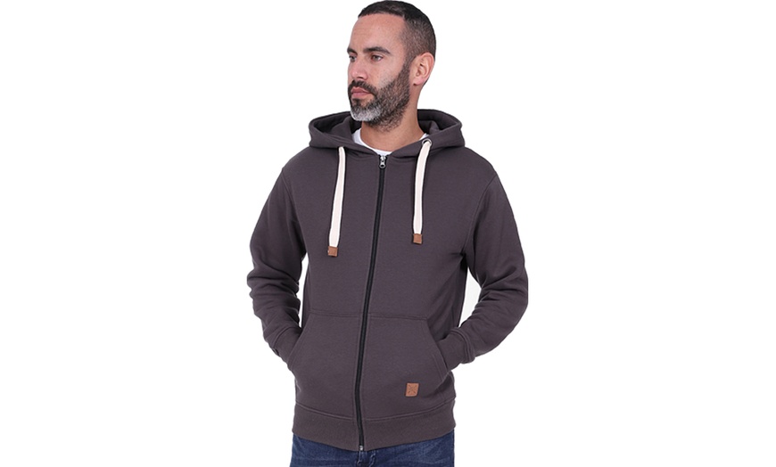 Image 5: Blu Apparel Men's Jenson Full Zip Hoodie