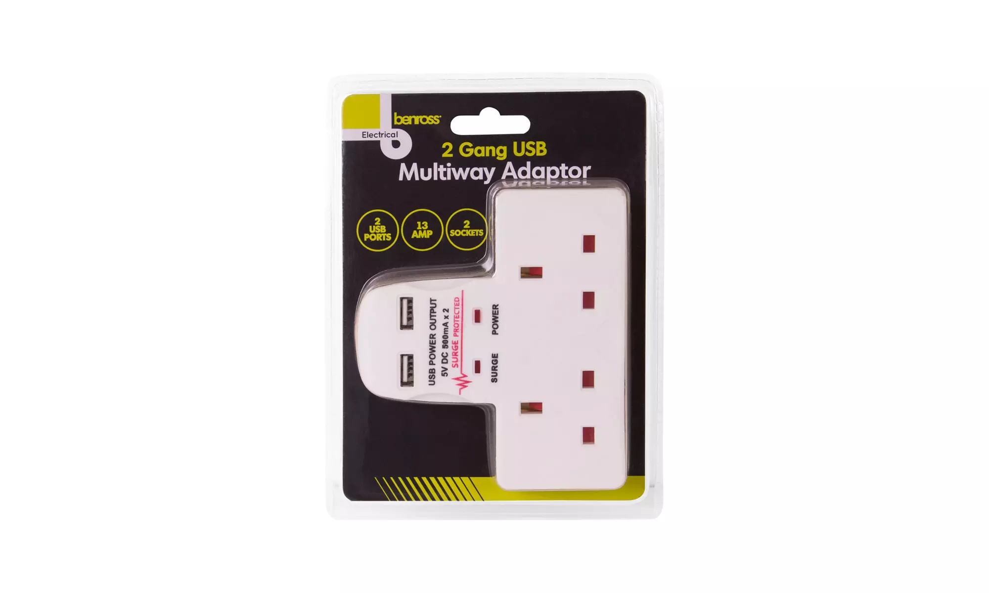 Wall Adaptor with Two USB Ports - Image 2