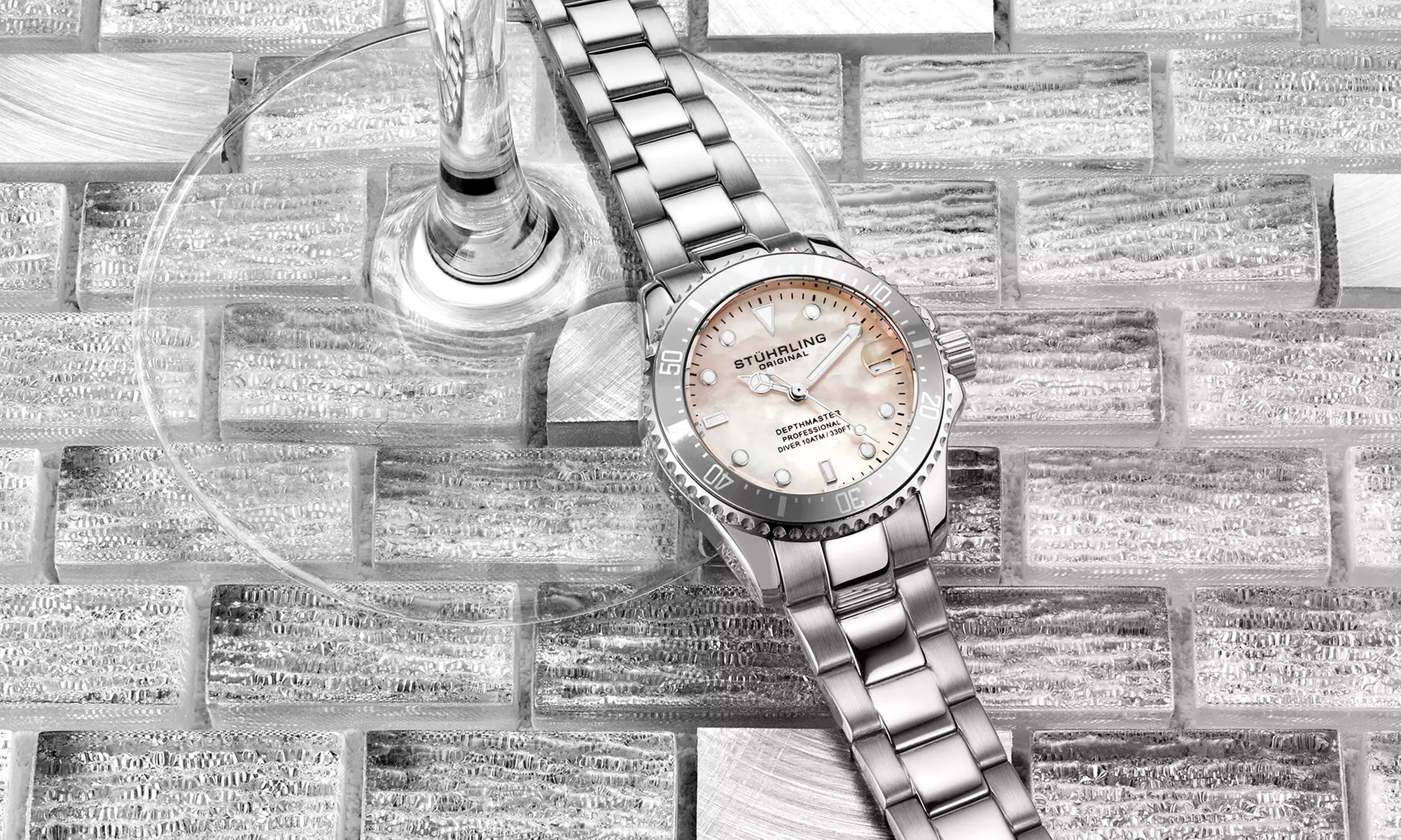 Stuhrling Women's Professional Dive Watch - Second Medium