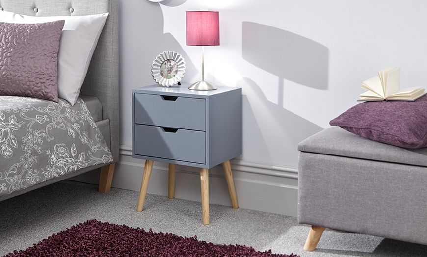 Image 4: Skandi Pop Bedside Table