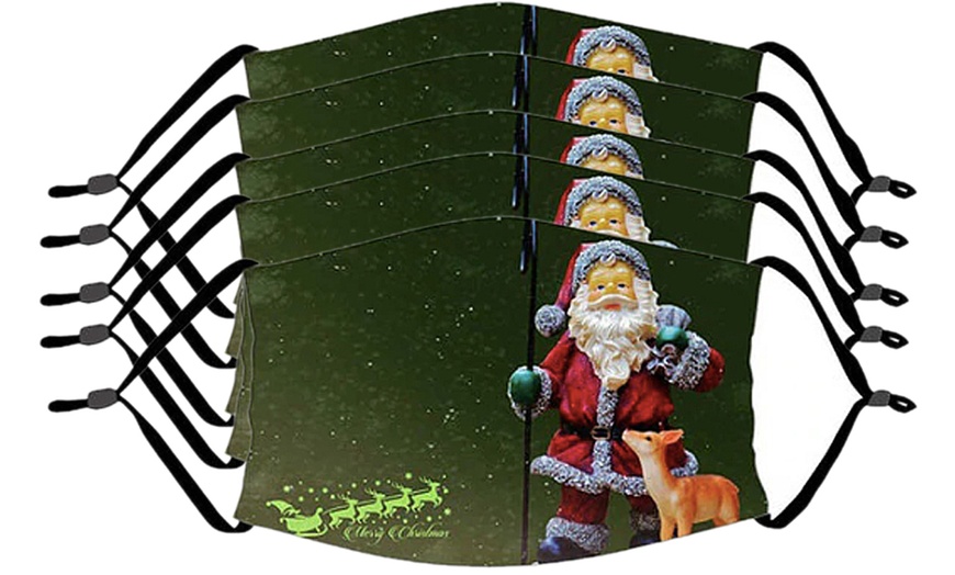 Image 10: Christmas-Themed Face Masks