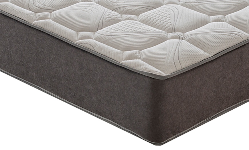 Image 3: Matelas hybride en mousse à mémoire de forme et ressorts ensachés 