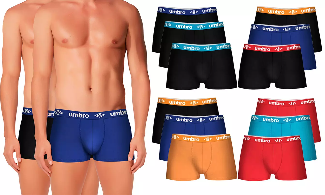 Pack de 6 ou 12 boxers Umbro pour homme - Primary Image