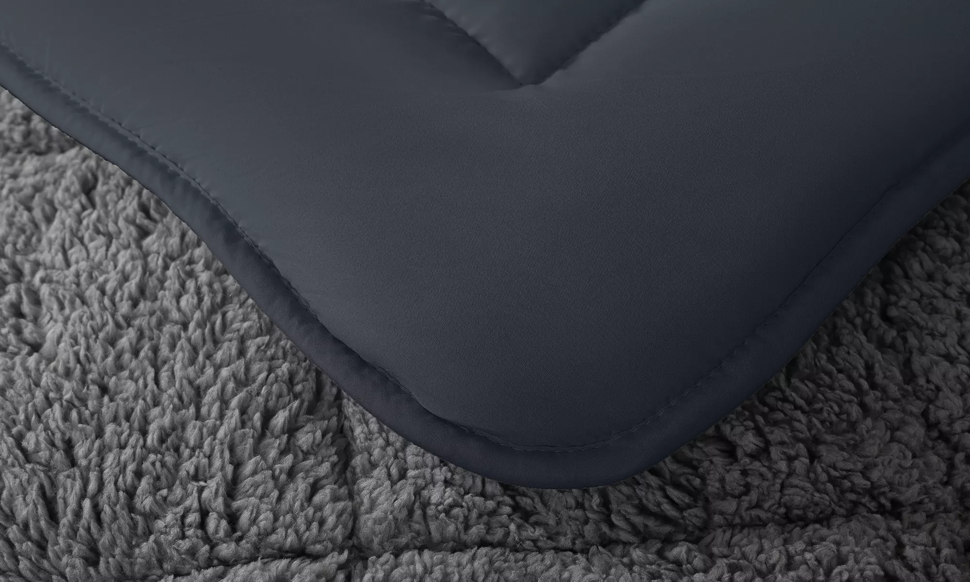 Sampur Sherpa 2-in-1 warme Bettdecke, wendbar Sommer-Winter