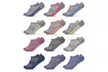 Gallery Seven Women's Cool Collection Ankle Sport Socks in a Gift Bag (12-Pack) - Second Medium