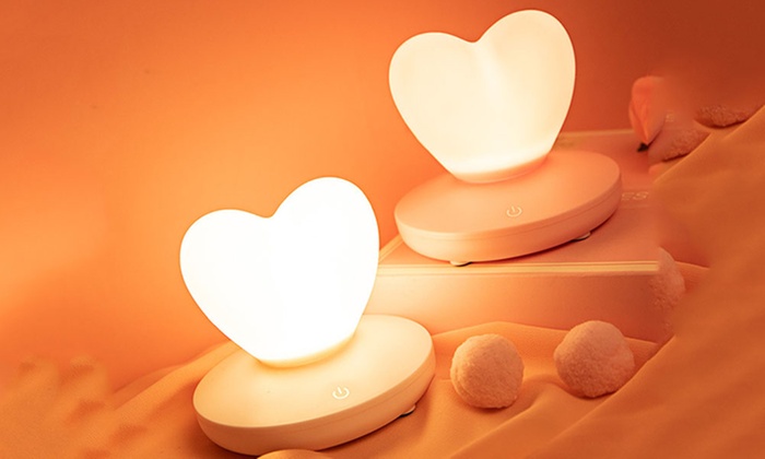 LED Love Night Light | Groupon