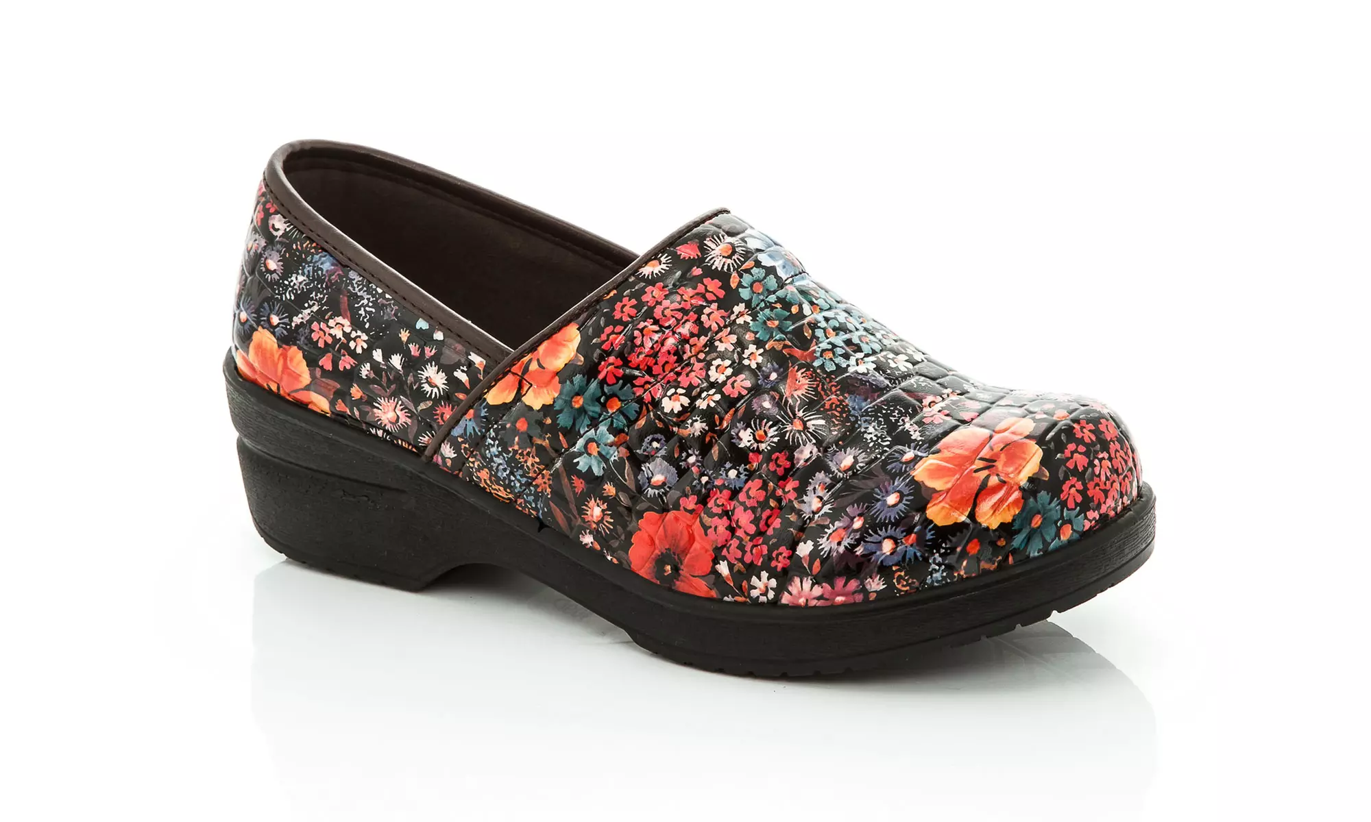 Rasolli Women's Debby Croco Texture Clogs - Second Medium