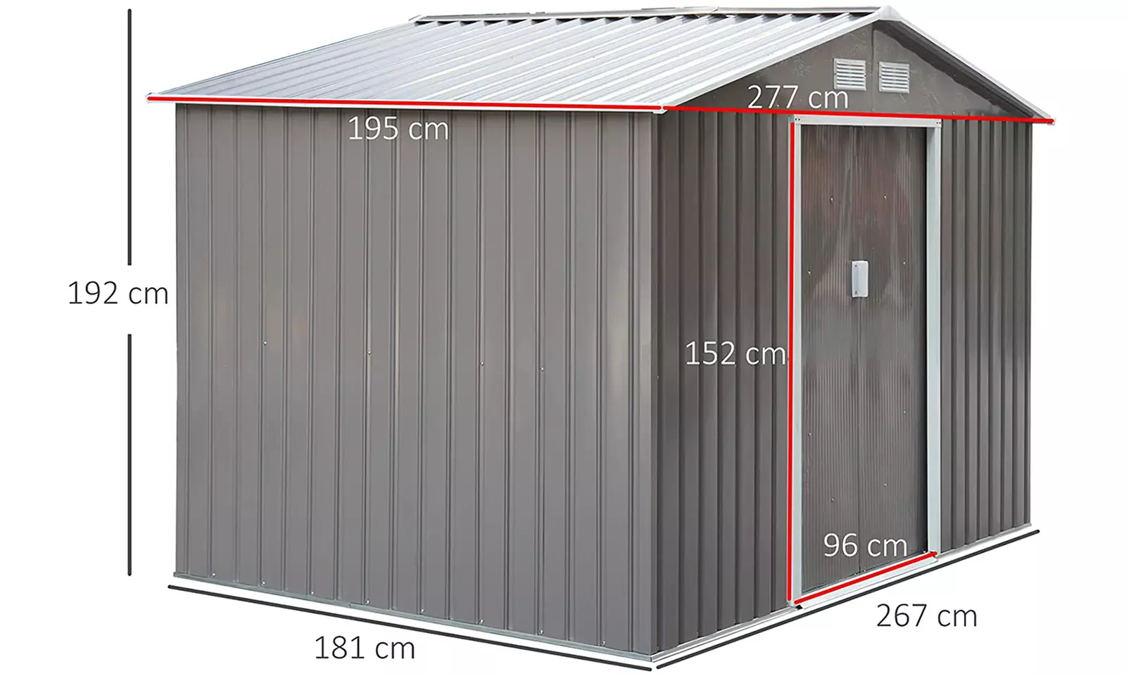 Outsunny Garden Storage Shed