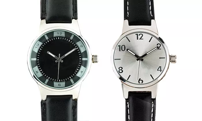Engraved Classic Black Strap Women's Watch or Helix Unisex Padded Strap Watch  from ForAllGifts (Up to 36% Off) - Primary Image