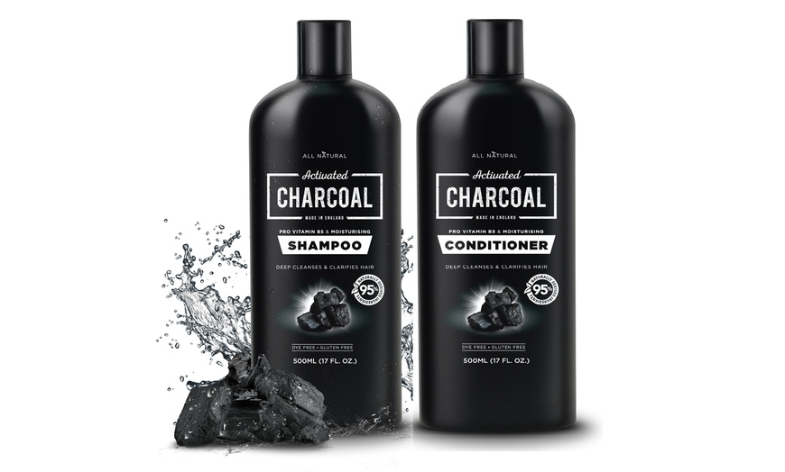 Image 1: Charcoal Shampoo and Conditioner