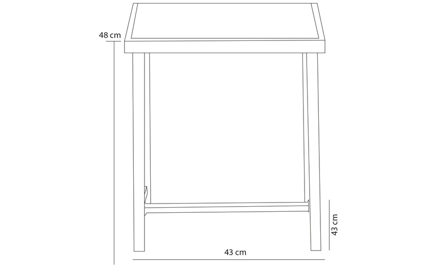 Image 4: Set da giardino con tavolo, poltrone dondolo Bakaji