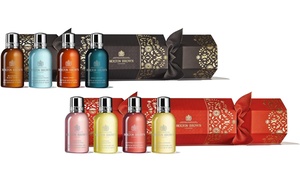 Molton Brown Pack of Four Bath and Shower Gel 