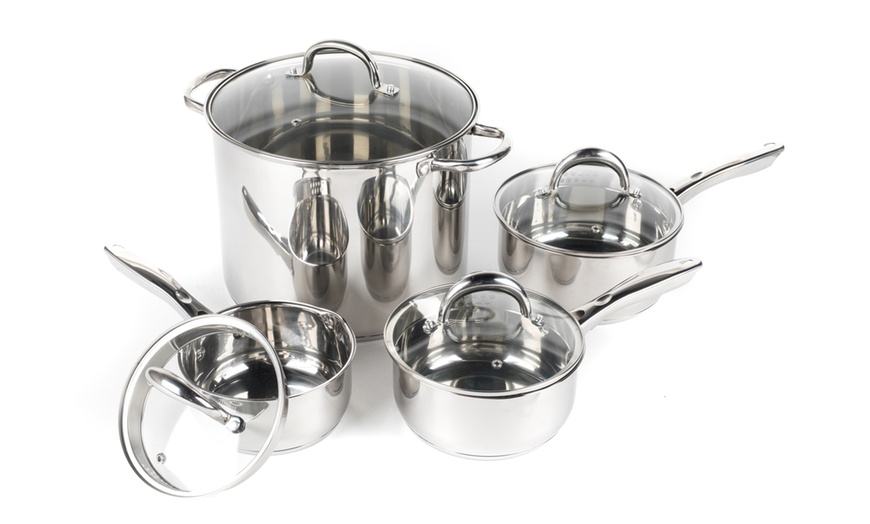 Image 7: Russell Hobbs Saucepan Set