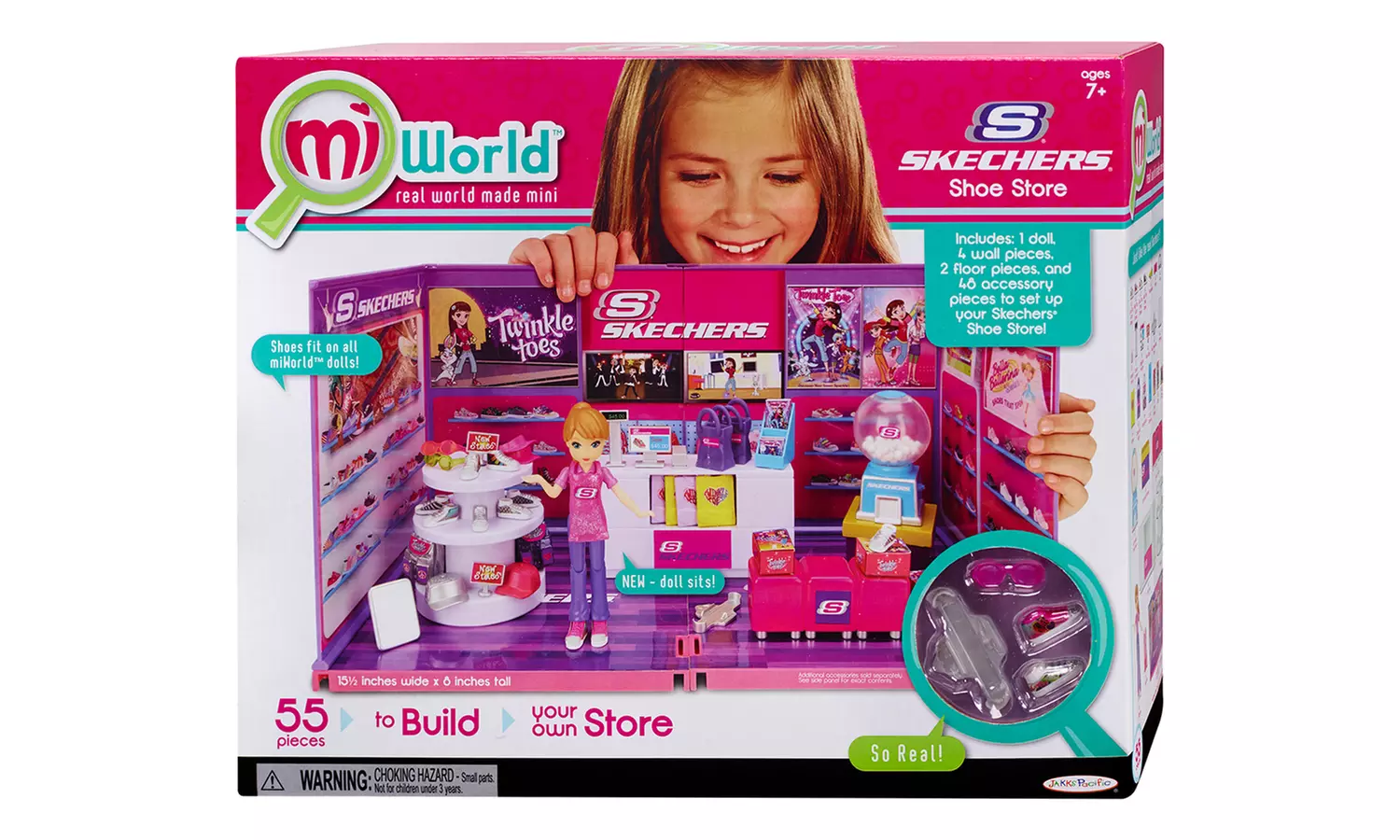 miWorld Deluxe Skechers Shoe Store Play Set (55-Piece) - Second Medium