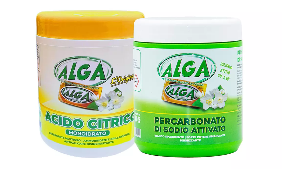 Lot de savons et produits de ménage