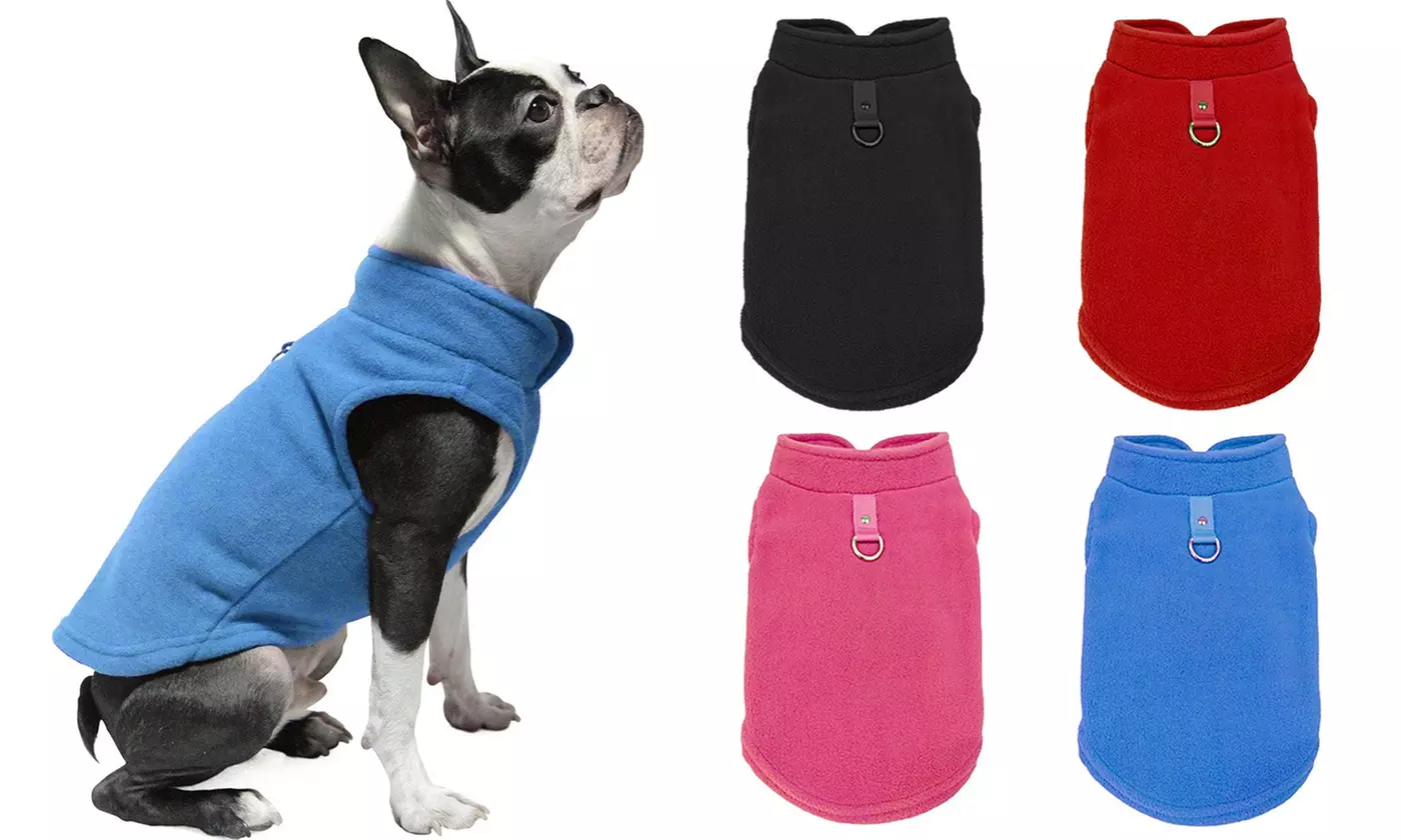 Pet Winter Warm Pullover Fleece Dog Jacket Sweaters Coat