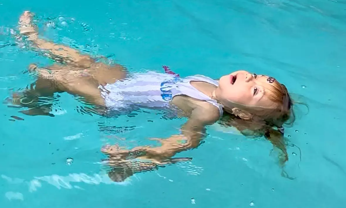 Swim Lesson at Bright Kids Swimming
