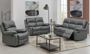 Bonded Leather Manual Recliner