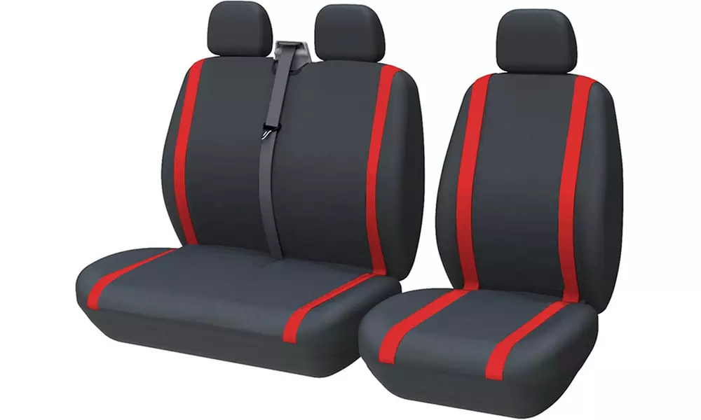 Coprisedili per furgone 3 posti anteriori universali