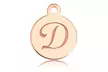 Pendentif Initial en or rose 18 carats de la marque Ah! Jewellery® - Image 6